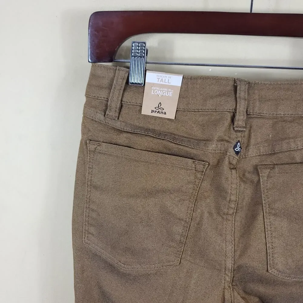 Prana Kayla Jean in Brown Women's Size 0 Tall